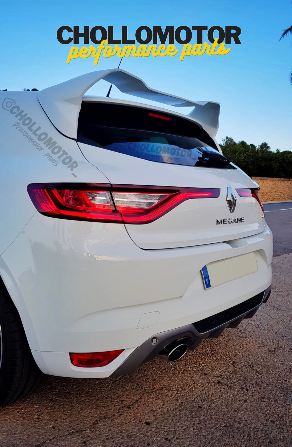 Aleron Renault Megane 4 look Trophy