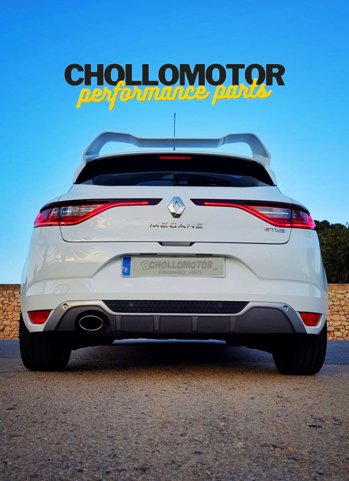 Aleron Renault Megane 4 look Trophy