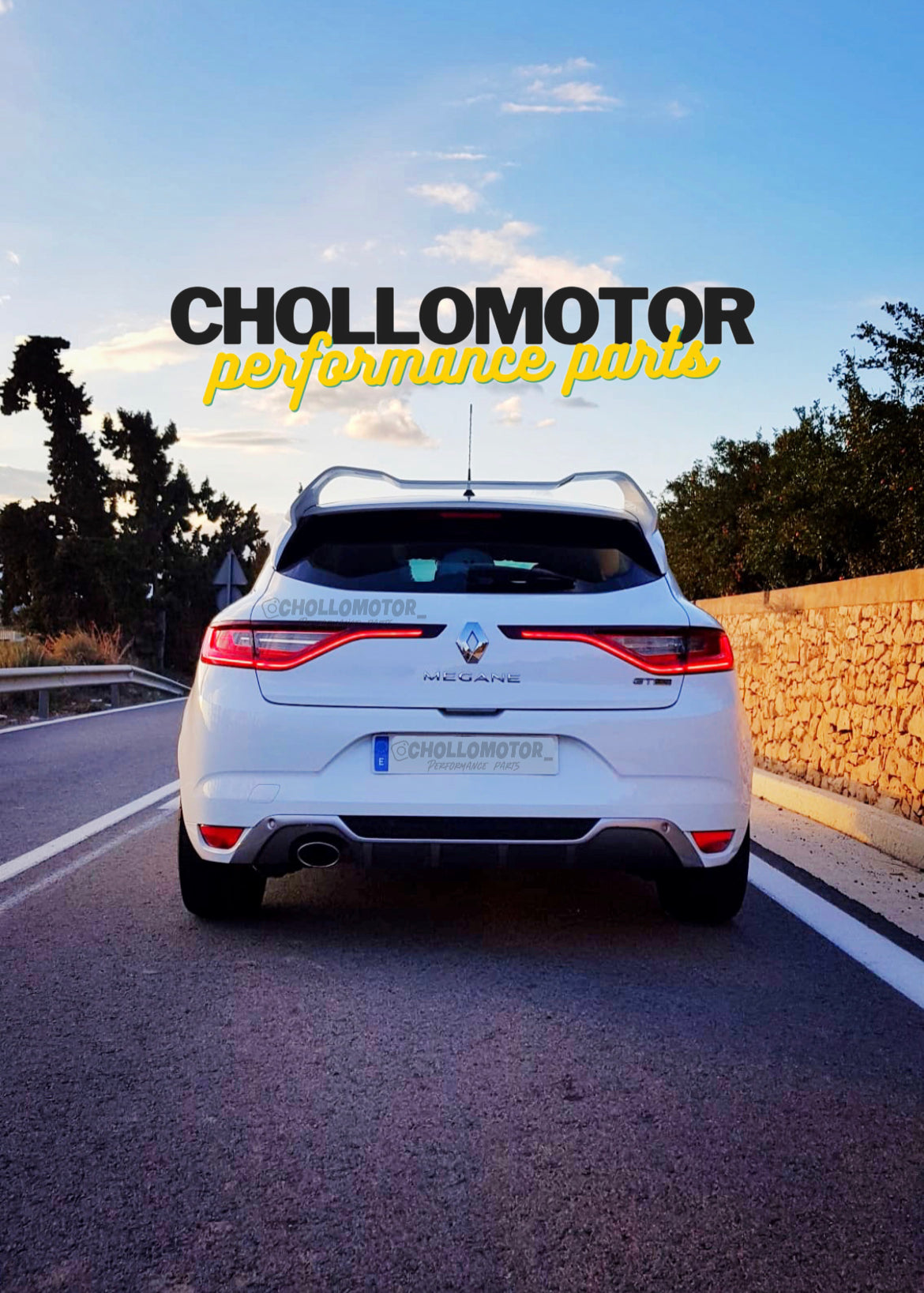 Aleron Renault Megane 4 look Trophy