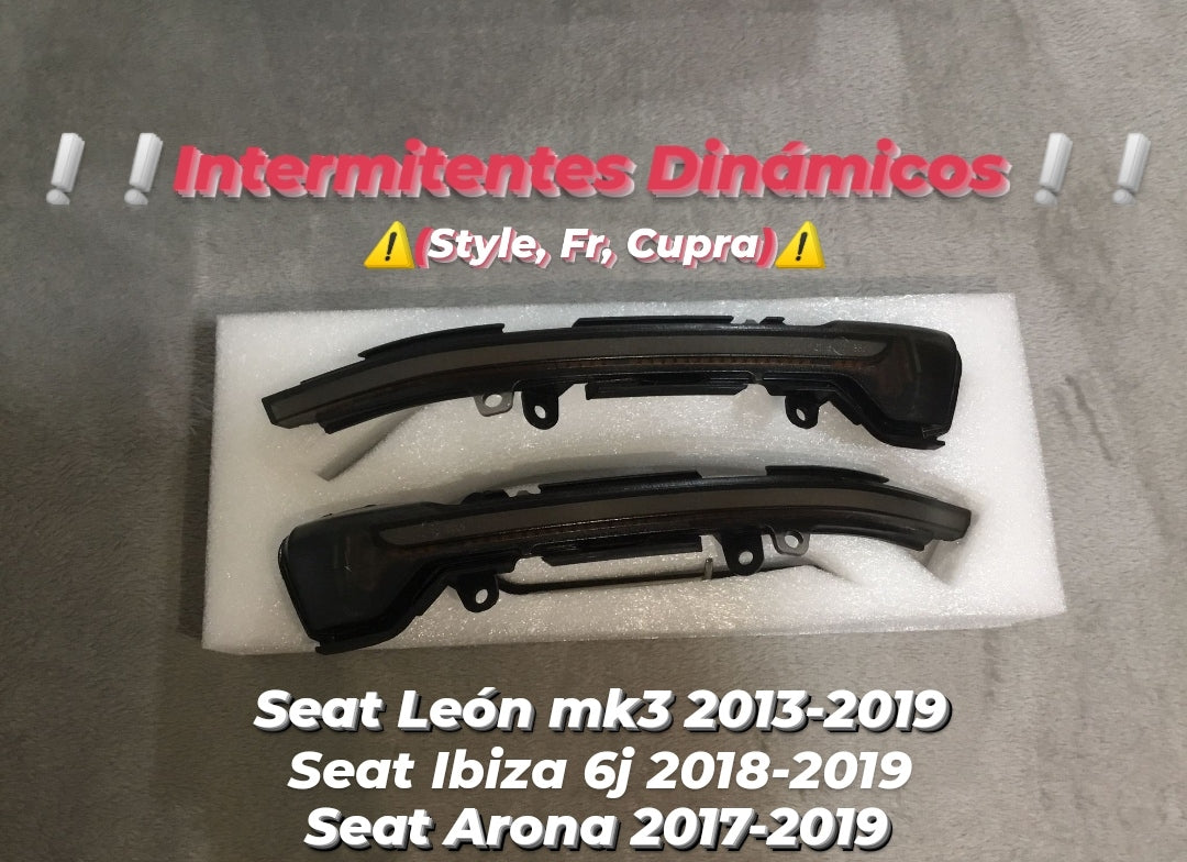 Intermitentes dinámicos seat león mk3