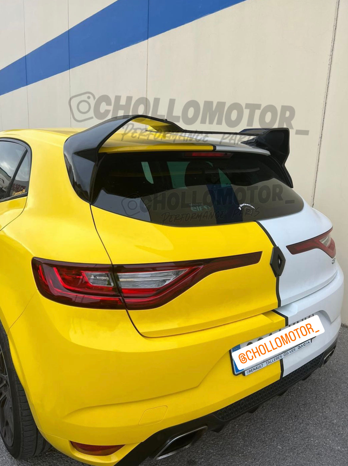 Aleron Renault Megane 4 look Trophy